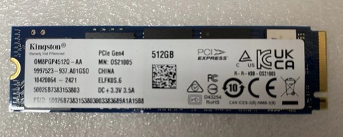 512 kingston nvme ssd - nvme,