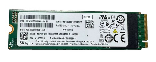 512 hynix nvme ssd m - nvme,