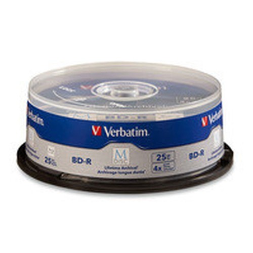 Verbatim disc bd r - 25, x